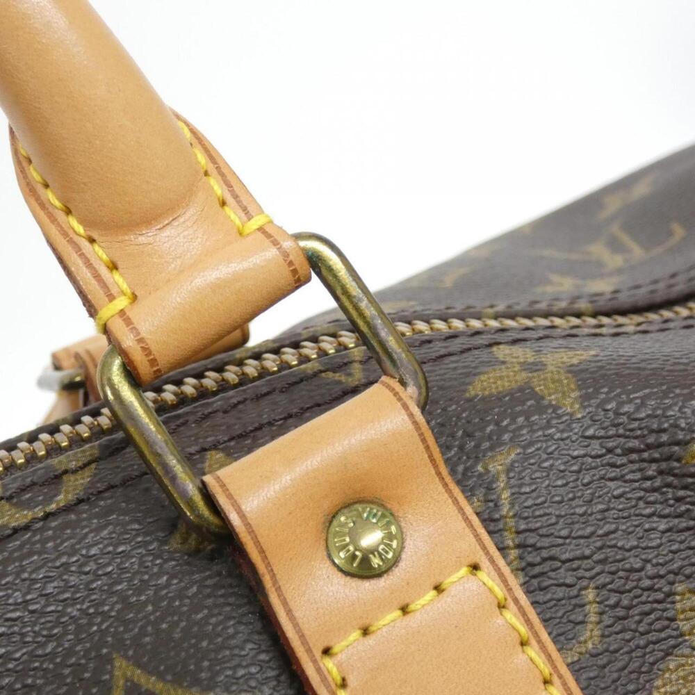 LOUIS VUITTON Brown Monogram Keepall 55 Boston Bag - Picture 7 of 10